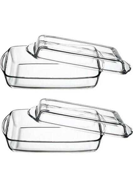 2 Li Dikdörtgen Kapaklı Borcam Tencere Seti 2 Boy 4 Prç. fiyatları