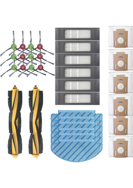 Ecovacs Deebot Ozmo T8/aıvı Robot Ana/yan Fırça Toz Torbası Filtresi Için (Yurt Dışından)