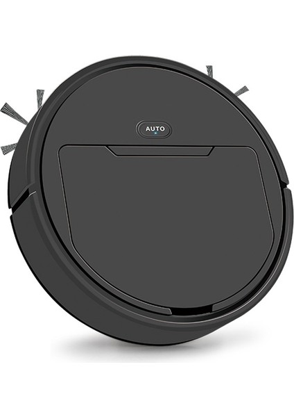 3'ü 1 Arada Mini Akıllı Kablosuz Otomatik Süpürge - Siyah (Yurt Dışından)
