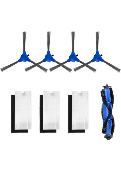 Eufy Robovac Değiştirme Kiti Için 8 Adet, Robovac 11S, Robovac 30, Robovac 30C, Robovac 15C (Yurt Dışından)
