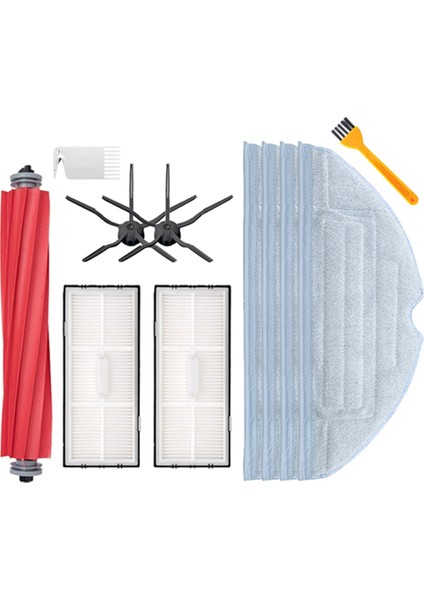 Hepa Filtre Yan Fırça Paspas Bezleri Xiaomi Roborock S7 S70 S75 S7MAX S7MAXV T7S Roborock Elektrikli Süpürge Parçaları Için (Yurt Dışından)