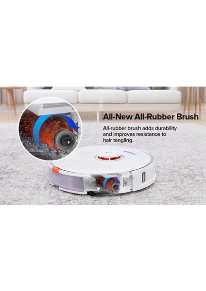 Xiaomi Roborock S7 S7PLUS Için T7 T7S T7PLUS Robotlu Süpürge Ana Fırça Yan Fırça Hepa Filtre Paspas Bezi Parçaları (Yurt Dışından)
