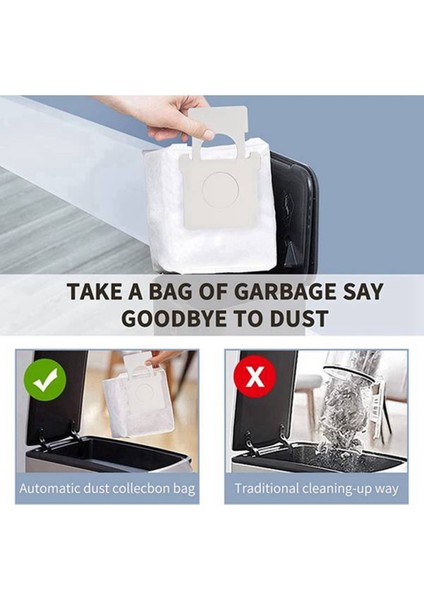 16 Paket Vakum Torbaları Irobot Roomba Için Uyumlu I7 I7+ E5 E6 S9 S9+ Otomatik Kir Bertaraf Torbaları Yedek Parçalar (Yurt Dışından)