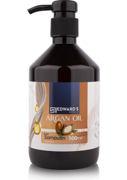 Argan Oil Shampoo 500 ml Paraben Içermez - Argan Yağlı Şampuan -