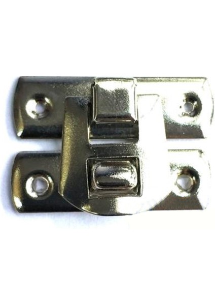 Yaylı Klips Nikel 10 Adet 20x30 Mm Kutu Kapak ve Sandık Modelleri İçin Hobi Ürünü