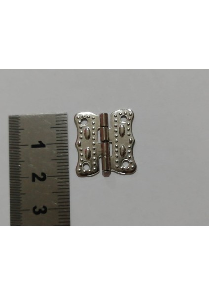 Papatya Menteşe 10 Adet Nikel 20x18 mm Kutu ve Sandık Menteşesi Hobi Maket modelleri