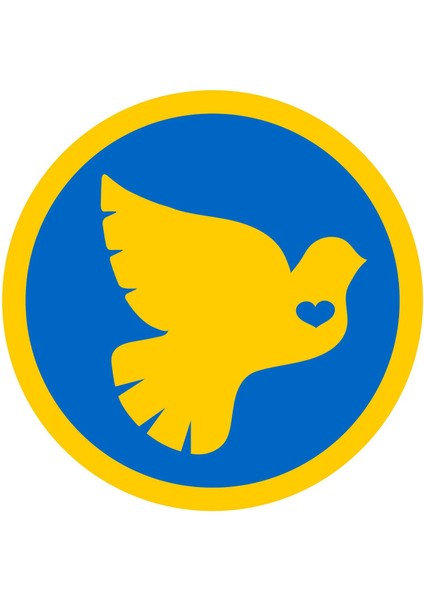 Ukrayna Bayrak Sticker -18103