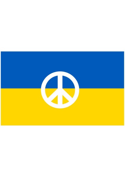 Ukrayna Bayrak Sticker -18102