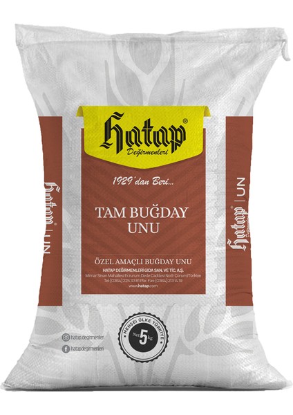 5 kg Tam Buğday Unu