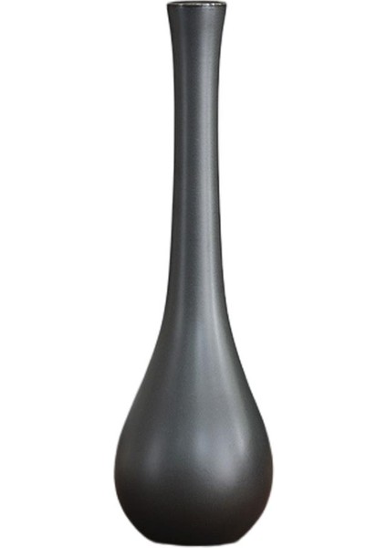 Seramik Çiçek Vazo Heykel 22X6 cm (Yurt Dışından) fiyatları