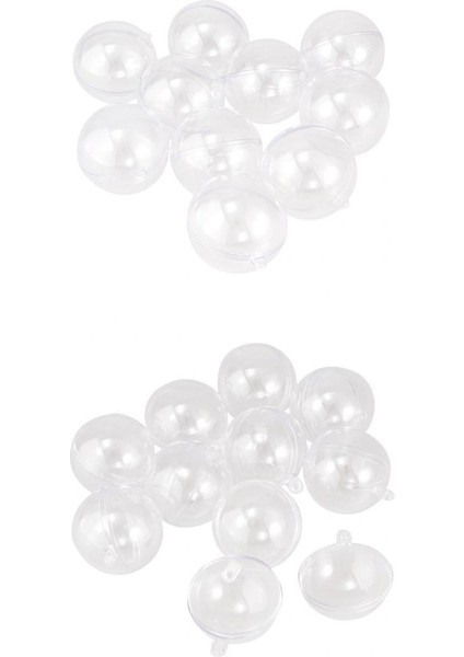 20 Adet Noel Plastik Biblo Zanaat Süsler 4 cm & 5 cm (Yurt Dışından)