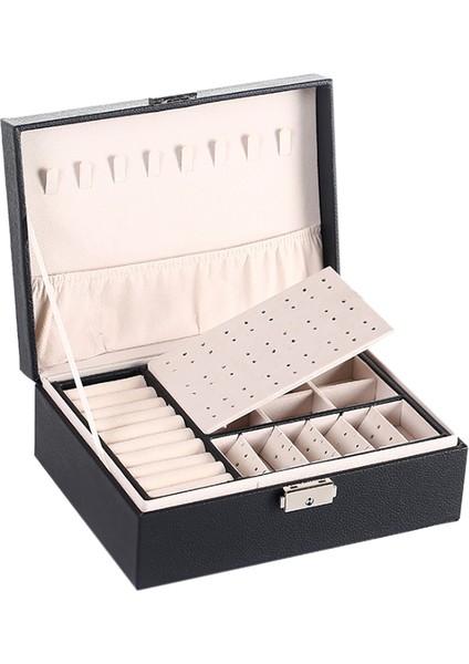 Çok Fonksiyonlu Mücevher Kutusu - Siyah (Yurt Dışından)