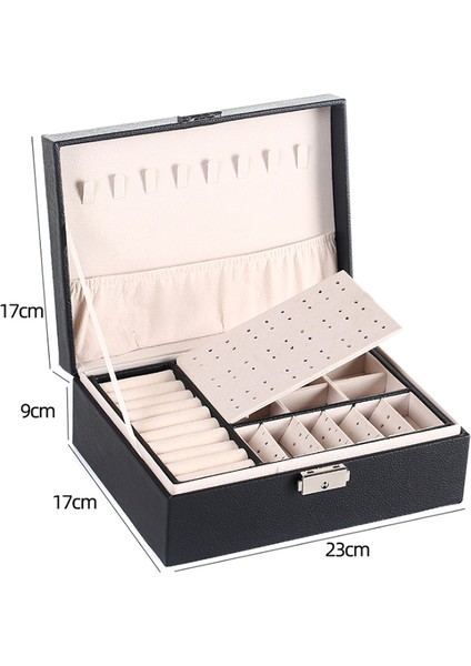 Çok Fonksiyonlu Mücevher Kutusu - Siyah (Yurt Dışından) modelleri