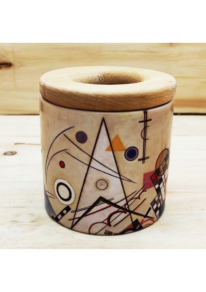 Wassily Kandinsky - Ahşap Kapaklı Kalemlik 2