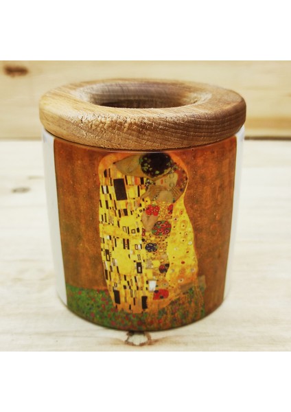 Gustav Klimt - Ahşap Kapaklı Kalemlik 1