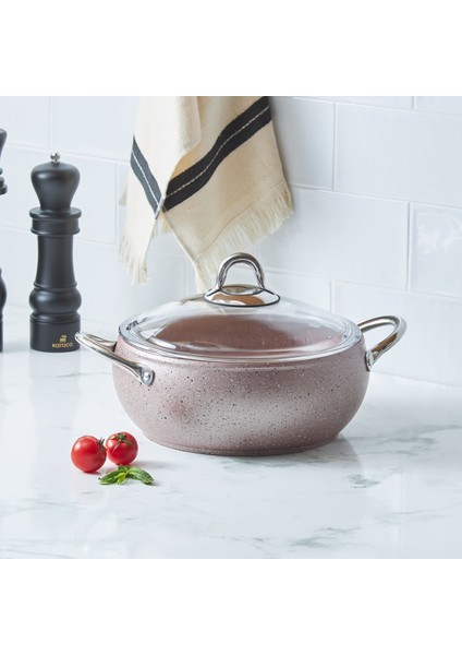 Avanos Rose Gold Bio Granit Tencere 24 cm 4,4 Lt