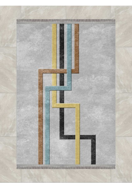 Halı Olivia Yıkanabilir Dijital Baskılı Kaymaz Tabanlı Halı 100 x 200 cm fiyatları