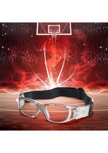 Futbol Basketbol Gözlükleri Anti-Çarpışma Hafif Futbol Sporları Goggles Gri (Yurt Dışından) modelleri