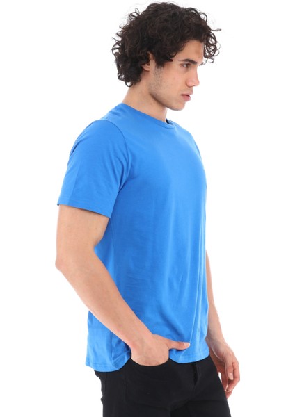 Erkek Pamuk T-Shirt Gravıs Saks fiyatları