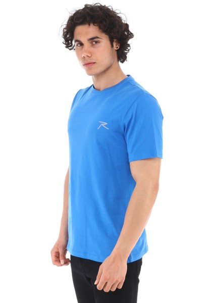 Erkek Pamuk T-Shirt Gravıs Saks modelleri