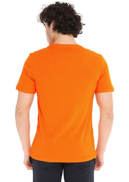 Erkek Pamuk T-Shirt Gravıs Oranj fırsatları