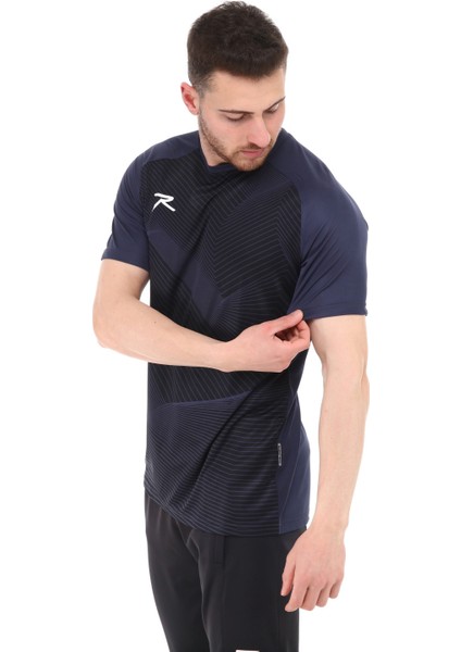 Erkek Baskılı T-Shirt Justa Lacivert modelleri