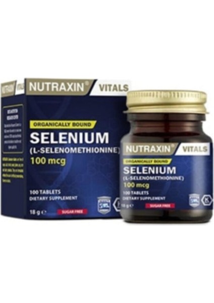 Takviye Edici Gıda Selenium 100 Mcg T100 Tablet
