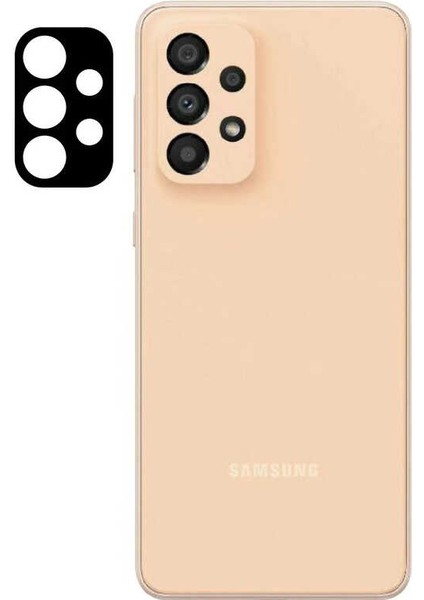 Galaxy A33 5g Için Uyumlu 3D Curve Kamera Camı Siyah