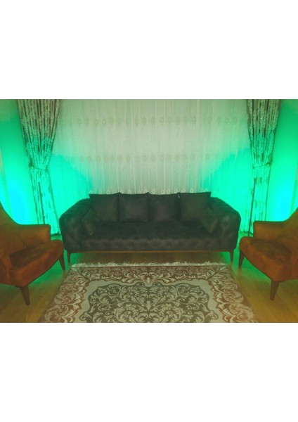 Rgb LED Lambader 150 cm Kumandalı Çiftli Set
