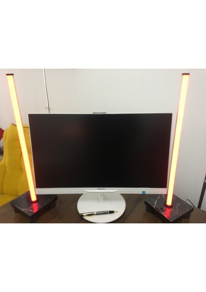 Rgb LED Lambader 50 cm Bluetooth Kontrollü Çiftli Set