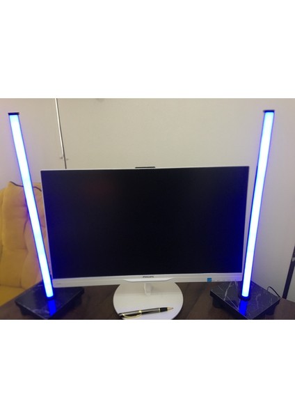 Rgb LED Lambader 50 cm Bluetooth Kontrollü Çiftli Set