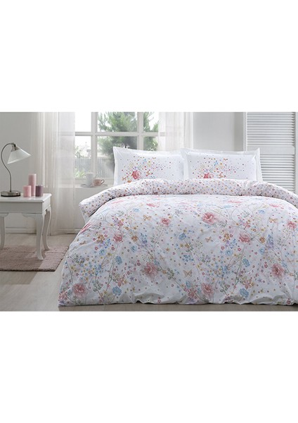 Visterya Çift Kişilik Çarşaf Lastikli(fitted) Nevresim Takımı Beyaz fiyatları