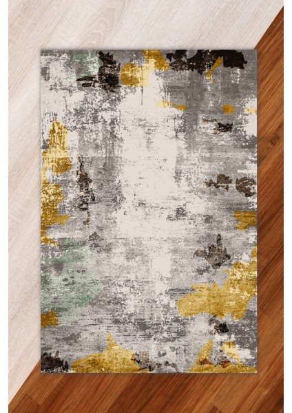 Ipek Kadife Gri Renkli Jet Desen Lastikli Halı Örtüsü fiyatları