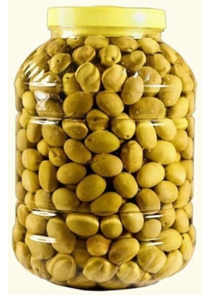 Ev Yapımı Kırma Yeşil Zeytin, 5 kg Yeni Mahsül