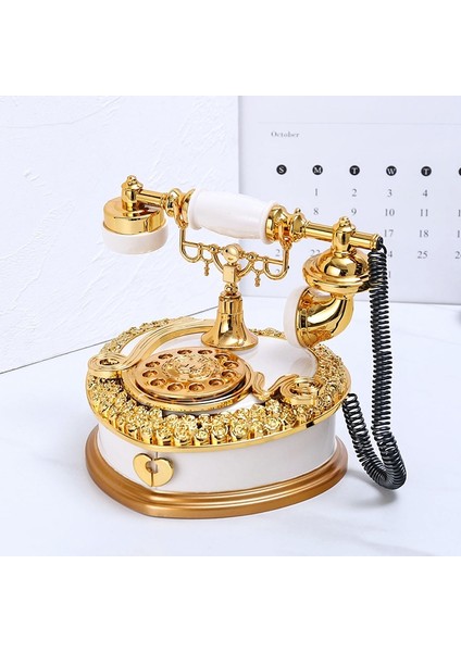 Eski Telefon Müzik Kutusunu Çevir Beyaz (Yurt Dışından)