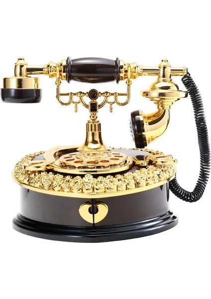 Eski Telefon Müzik Kutusunu Çevir Beyaz (Yurt Dışından)