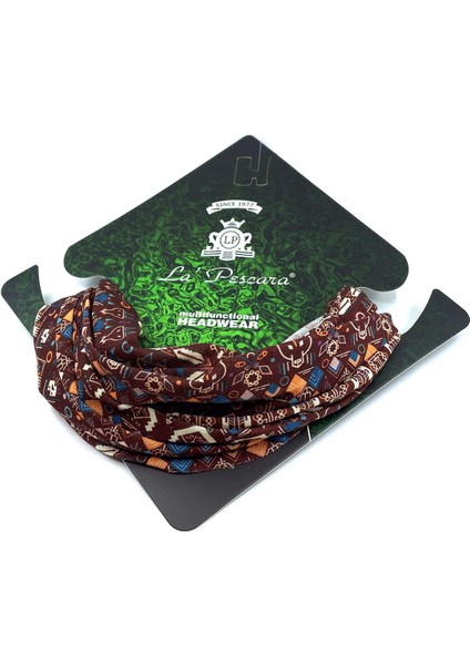 La Pescara Geometric Bordo Bandana BND74