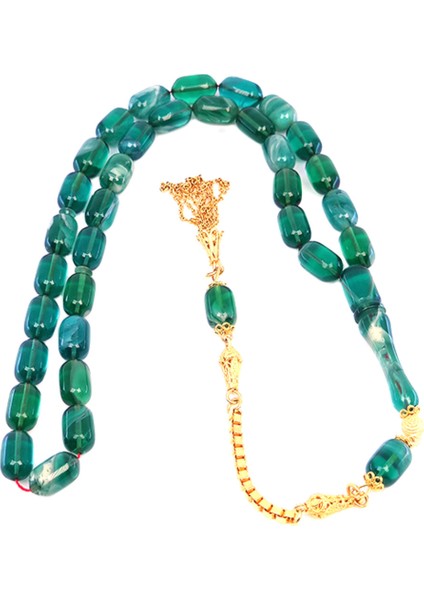 Sarı Gümüş Püsküllü Kapsül Kesim Ateş Kehribar Tesbih modelleri