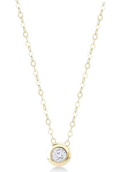 Preciosa Zirconia Taşlı Altın Kolye KLA.106