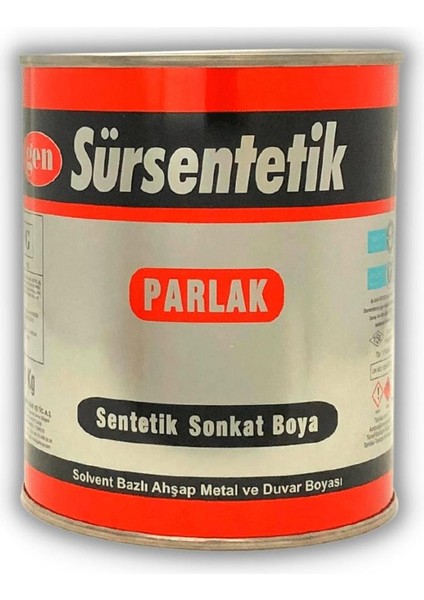 Sür Sentetik Parlak Yağlı Boya 1 kg
