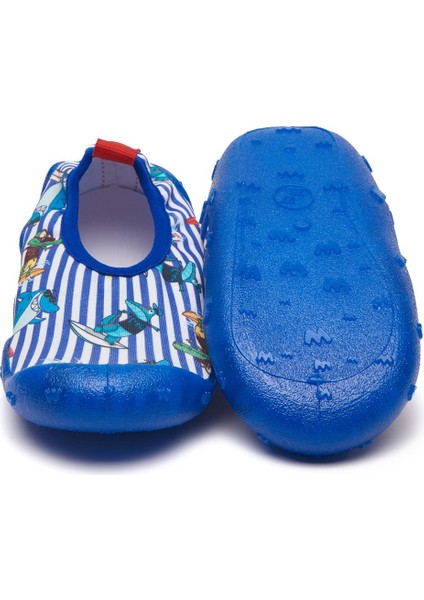 Sörfçü Balık Erkek Çocuk Kaydırmaz Tabanlı Deniz Ayakkabısı modelleri