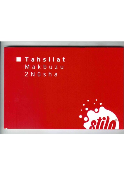 Tahsilat Makbuzu - Otokopili 2 Nüsha