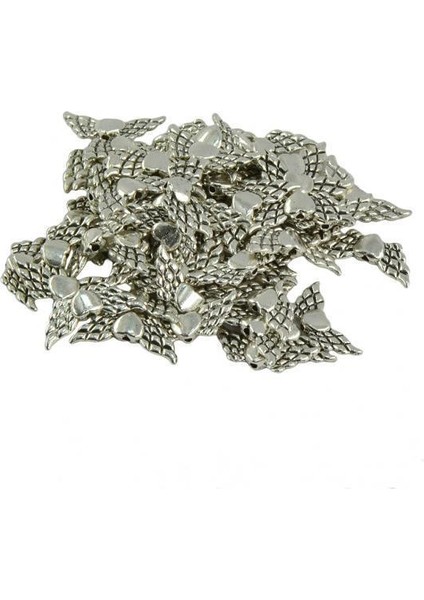 3xnew Tibet Gümüş Dainty Melek Charm Kolye Takı Yapımı 22X9MM 3 Adet (Yurt Dışından)
