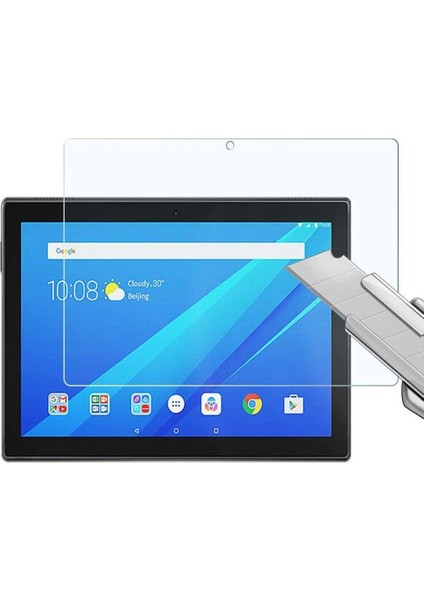 Lenovo Tab M10 TB-X505F 10.1 Buzlu Silikon Kılıf + Ekran Koruyucu Cam