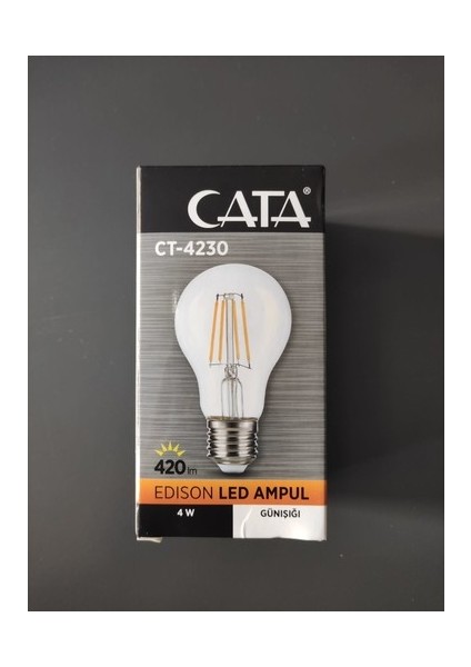 8W E27 3200K Günışığı Renk Rustik LED Ampul CT-4217 modelleri