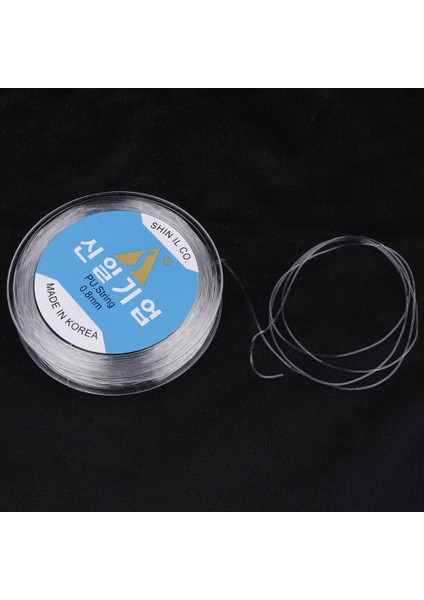 4x 0.8mm Elastik Dize Kordon Streç Iplik Bilezik Takı Için Beyaz Yapımı (Yurt Dışından) fiyatları