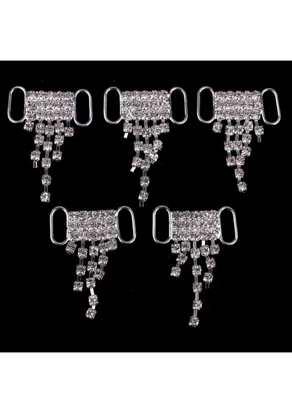 2x5 Adet Püsküller Kristal Rhinestone Bikini Bağlayıcı Giysi Dekorasyon Zinciri 2 Adet (Yurt Dışından) modelleri