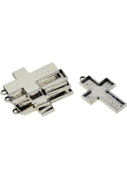 3X20 Adet Çapraz Kolye Tepsiler Boşlukları Cameo Çerçeve Cabochon Ayarları 37X21MM 3 Adet (Yurt Dışından) fırsatları
