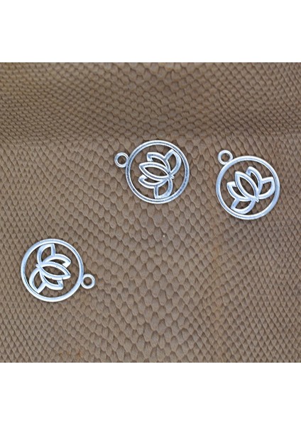 5X30 Adet Tibet Gümüş Hollow Out Yoga Lotus Çiçek Kolye Charms Dıy Yapma 5 Adet (Yurt Dışından) modelleri