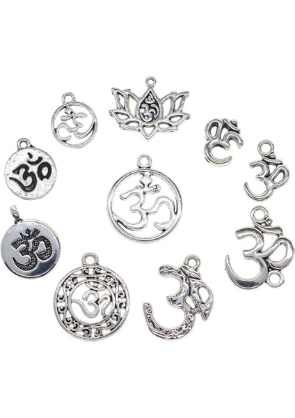 100 Adet Alaşım Charms Kolye Çanta Dekor Anahtarlık Aksesuarları Için Karışık (Yurt Dışından) modelleri